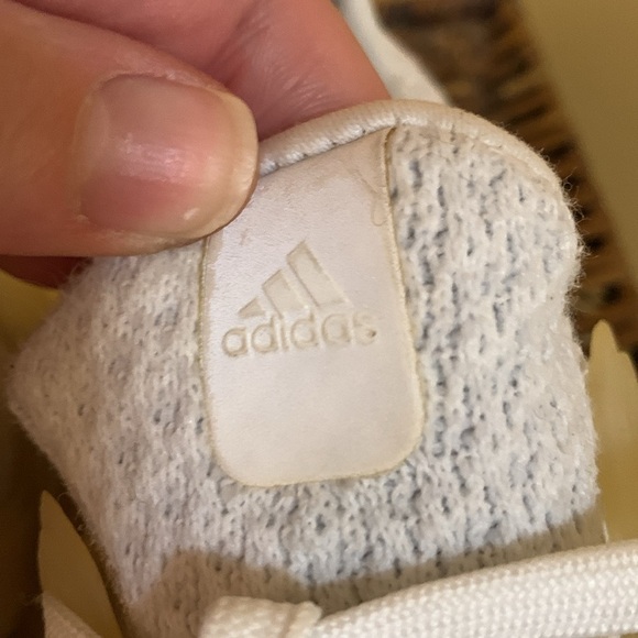 Adidas Ultra Boost Triple White Running Shoes - Picture 11 of 14